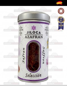 Saffron in metal spice rack 2