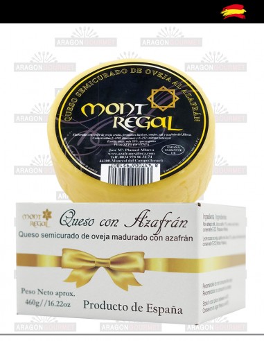 Saffron and sheep cheese gift