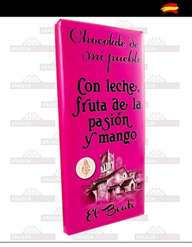 Chocolate con fruta de la pasion y mango