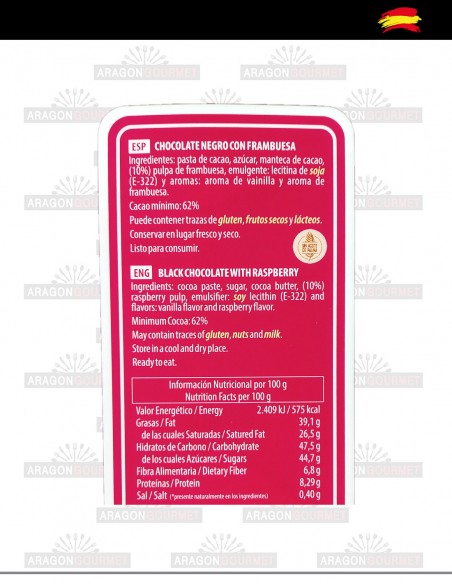 Black Chocolate with Raspberries 1