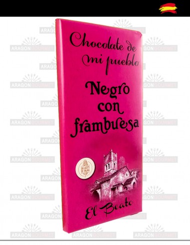 Black Chocolate with Raspberries