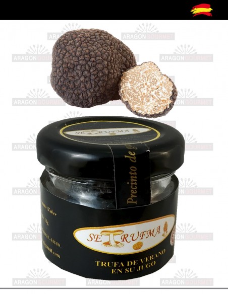 Truffle in its juice tuber aestivum