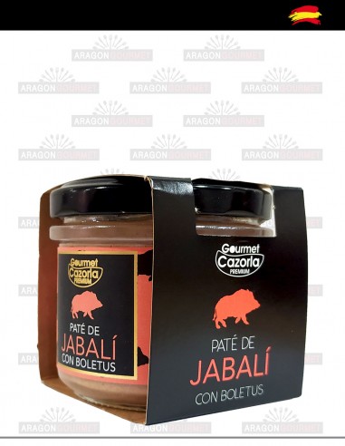 Pate de jabali con boletus