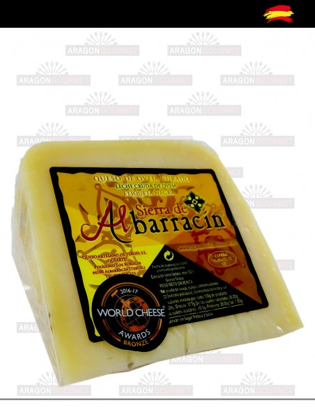 Quartier de fromage affiné Albarracín