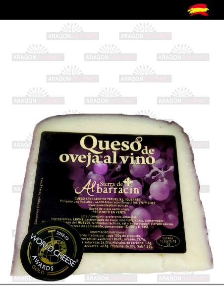 cheese with albarracin wine