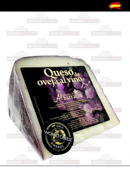 Queso al vino de teruel