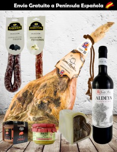 Jamón do, pate, queso, vino y embutido gourmet