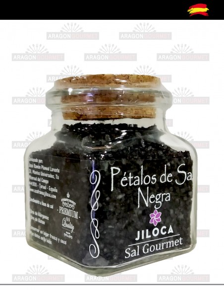 Sal negra en escamas
