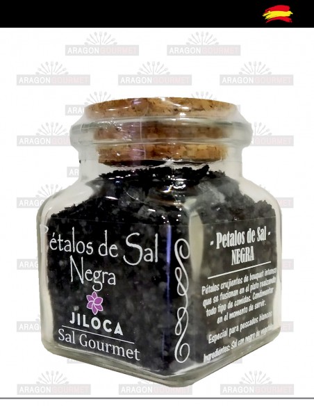 Black salt flakes