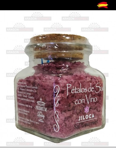 Pétalos de Sal con vino Garnacha