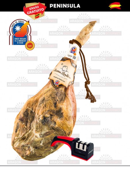 jambon avec aiguiseur