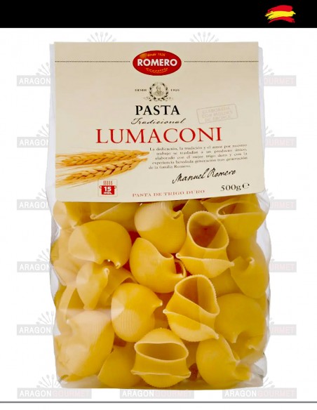 Pâtes de cuisson Lumaconi 500gr