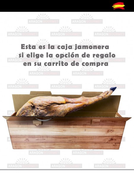 jamon en caja regalo