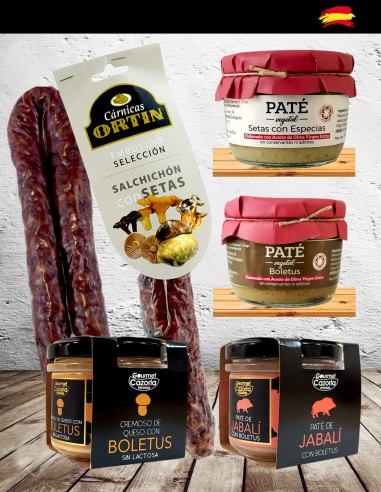 Lot de bolets et champignons