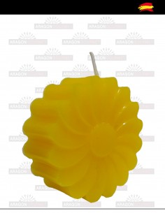 Yellow Sunflower Candle