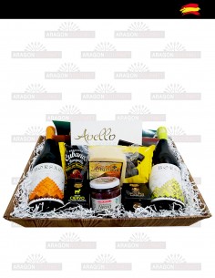 Panier cadeau sélection gastronomique aragonaise