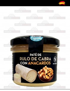 Pâté roulé de chèvre aux noix de cajou