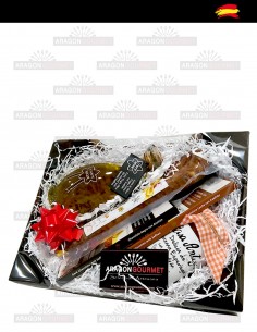 Conjunto gastronómico con toque de azafrán para regalar