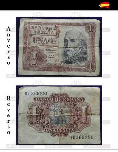 Billet de 1 Peseta de 1953