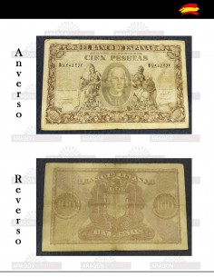 Billet de 100 Pesetas de 1940