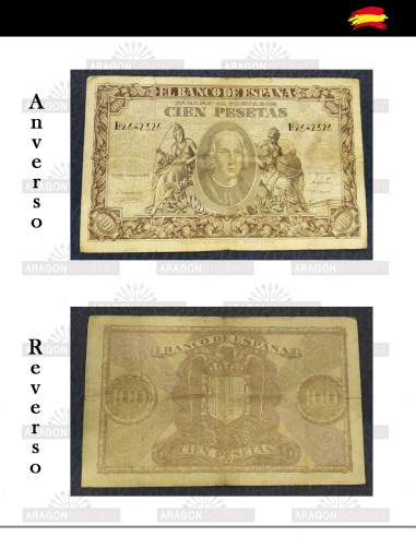 Billet de 100 Pesetas de 1940