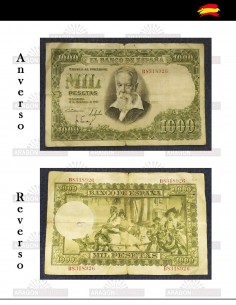 Billet de 1000 Pesetas de 1951