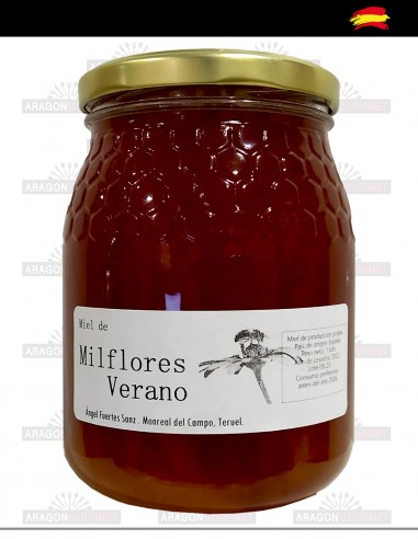 Miel Mil Flores Verano Monreal 1kg