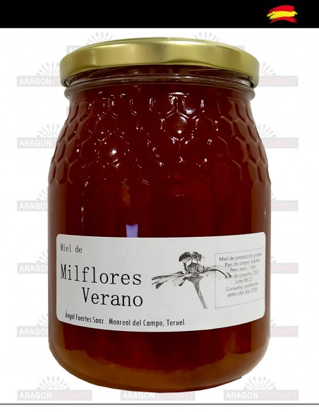 Miel Mille Fleurs Été Monreal 1kg