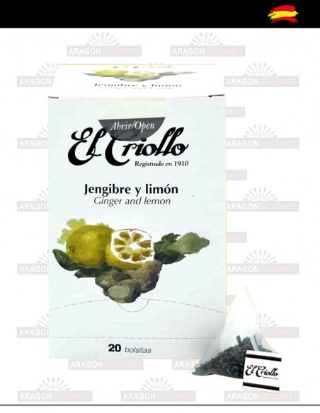 Infusión Jengibre y limón