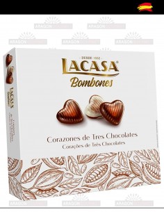 Lacasa heart-shaped chocolates box