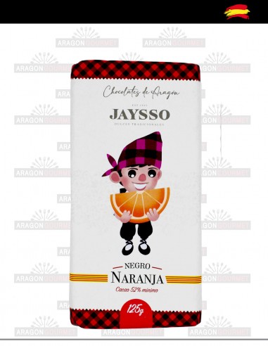 Chocolate Negro con naranja confitada