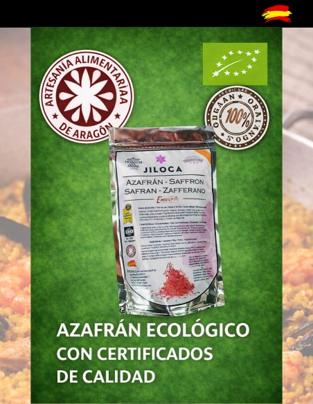 Organic saffron bag cover