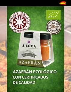 Couvercle pour bocal de safran moulu bio