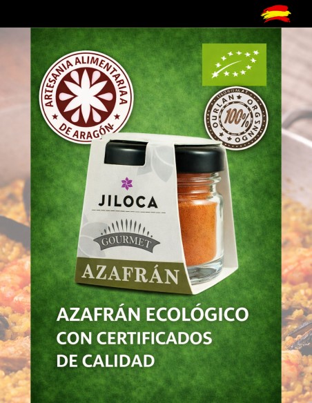 Organic ground saffron jar cover