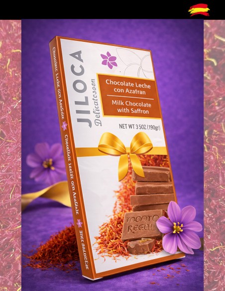 Chocolat au lait et au safran