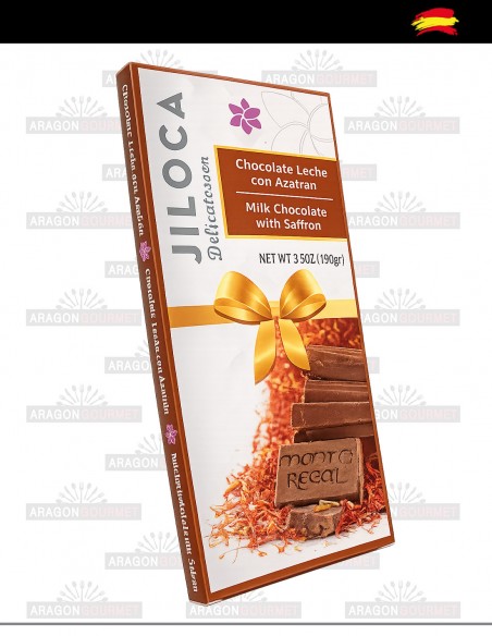 Chocolat au lait et au safran de Jiloca