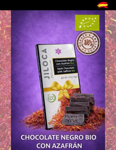 Organic Dark Chocolate with Saffron –...