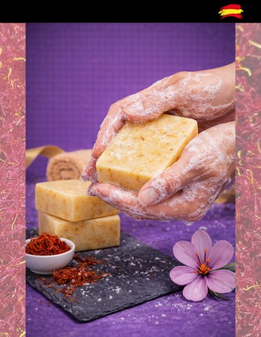Saffron soap cover
