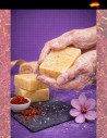 Saffron soap cover