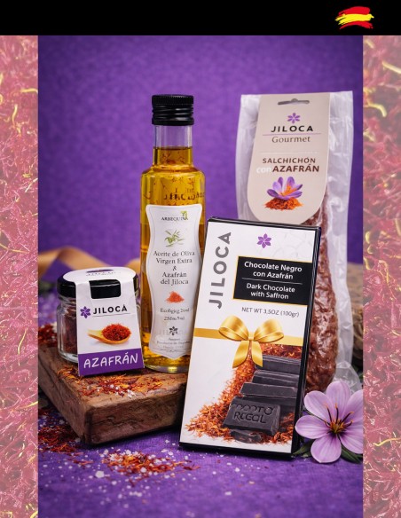 Coffret cadeau gourmand au safran.