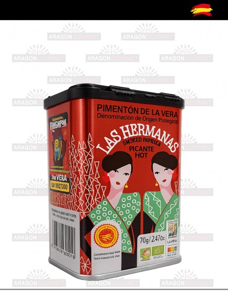 lata Pimentón picante de la vera es