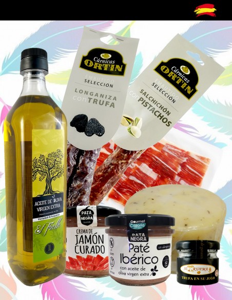 Coffret cadeau jambon et truffe