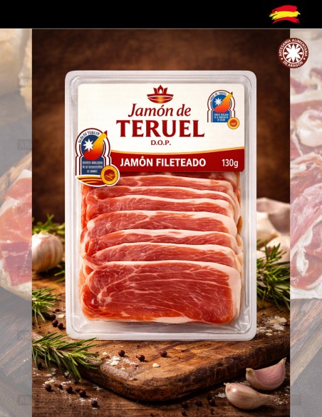 jamón de teruel fileteado portada