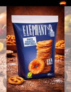 Couverture des biscuits salés fins Elephant