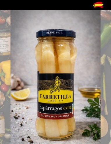 5-piece jar of asparagus