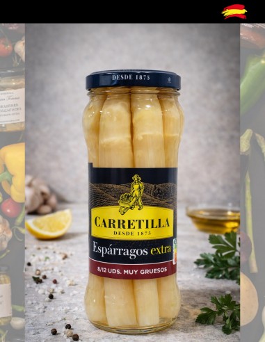 Jar of asparagus, 8 pieces (cover)