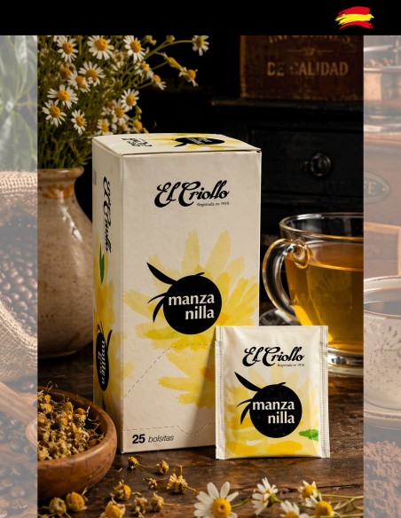 Manzanilla digestiva en infusión