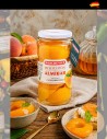 Pêche enrobée de sirop