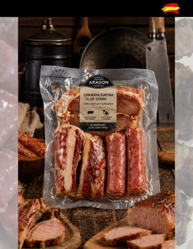 emballage sous vide de conserves assorties