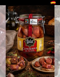 Bocal de saucisse conservée